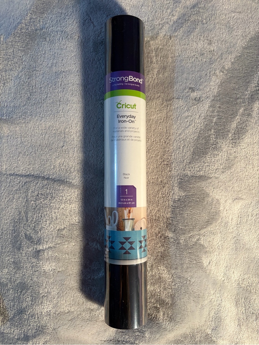 Cricut Everyday Iron-On Vinyl Roll in Black